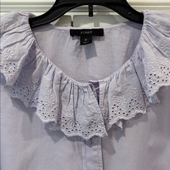 J.Crew Ruffle collar blouse - Picture 3 of 11